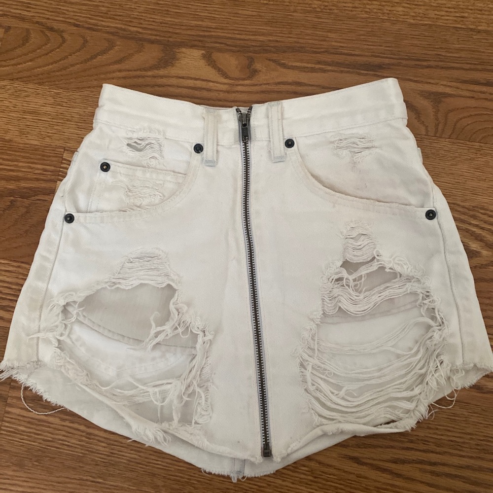 Carmar denim skirt